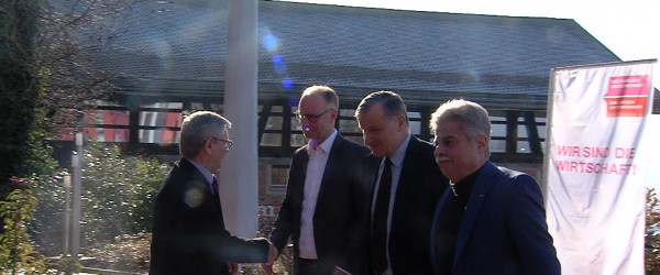 Politik und Wirtschaft im Dialog: R&uuml;lke, Fischer, Kern (Quelle: RIK)