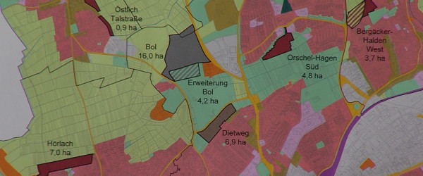 Flächennutzungsplan (Quelle: RIK, Stadt Reutlingen)