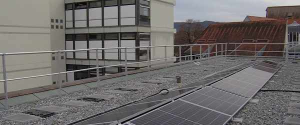 Photovoltaikanlage auf dem Rathausdach (Quelle: RIK)