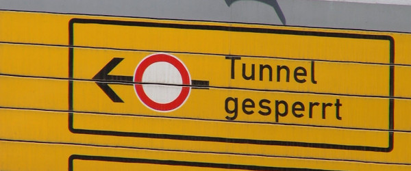 Ursulabergtunnel gesperrt (Quelle: RIK)