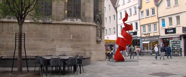 Stadtbrand-Stele in Reutlingen (Quelle: RIK)